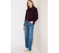 Cecil Damen Cord Shirt mit großem Kragen in Rot, Gr: M
