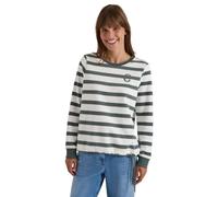 Cecil Sweatshirt mit Rundhals und Tunnelzug Dried Olive Green S