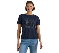 Cecil T-Shirt in Ausbrenner-Optik universal Blue S