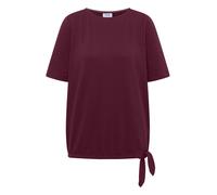 CECIL - T-Shirt in Seersucker-Qualität sweet grape red - Gr. - S