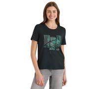 Cecil T-Shirt mit Artwork Palm Breeze Green L