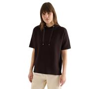 Kapuzenshirt CECIL, Damen, Gr. L (42), macchiato braun, Stoff, 50% Viskose, 48% Polyester, 2% Elasthan, unifarben, comfort fit hüftlang, ohne Ausschnitt, normaler Saum, Shirts Kapuzenshirt, mit Strukt