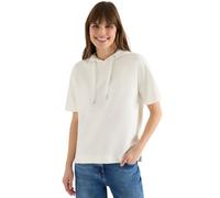 T-Shirt mit Kapuze und Struktur