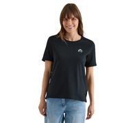 Cecil - T-Shirt mit Schriftzug grün - Gr. - M