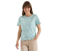 T-Shirt mit Rundhals und Blätterprint