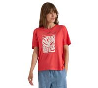 Cecil T-Shirt mit Rundhals und Frontprint Coral XL