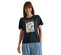 Cecil T-Shirt mit Rundhals und Frontprint Palm Breeze Green L