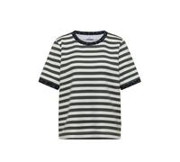 Cecil - T-Shirt mit Rundhals und Leo-Details dried olive green - Gr. - XL