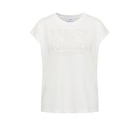 Cecil - T-Shirt mit Schriftzug weiß - Gr. - S