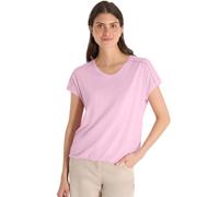 Cecil T-Shirt mit V-Neck und Spitzendetail Light Blush Rose M