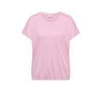 Cecil - T-Shirt mit V-Neck und Spitzendetail pink - Gr. - S