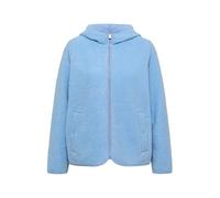 Cecil Damen Teddy-Jacke mit Kapuze in Unifarbe