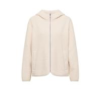 Cecil Damen Teddy-Jacke mit Kapuze in Unifarbe