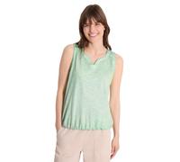 Cecil Damen Top aus Jersey im Garment Dye Look in Grün, Gr: S