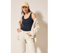 Cecil Trägertop Style Linda Damen – 100% Baumwolle, Jersey, Dunkelblau, Größe M
