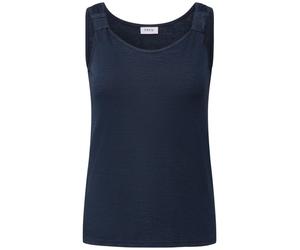 Cecil - Top in Strick-Optik blau - Gr. - S