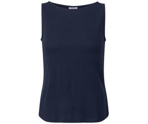 Cecil - Top mit Rippstruktur blau - Gr. - S