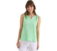 Cecil Top mit Split Neck in Unifarbe