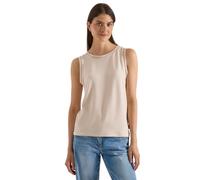 Cecil Top mit U-Boot-Ausschnitt und Spitzendetails Pearl beige L