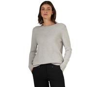 Cecil Strickpullover Softer Strukturpullover Damen soft silber melange Gr. XXL (46)