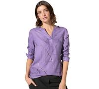 Cecil Damen Bluse mit Folienprint in Lila, Gr: XXL