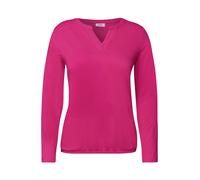 CECIL - TOS Solid Split Neck Tunic 17981_pink_flash - Gr. - M