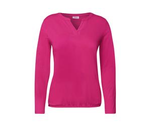 CECIL - TOS Solid Split Neck Tunic 17981_pink_flash - Gr. - XXL