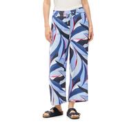 Cecil Damen 7/8 Twill-Hose mit Struktur in Blau, Gr: M