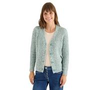 Cecil Damen Two Tone Cardigan in Grün, Gr: XXL