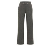 Stoffhose CECIL "Style NEELE", Damen, Gr. M (40), Länge 30, raw khaki, Web, Obermaterial: 61% Polyester, 21% Viskose, 15% Baumwolle, 3% Elasthan. Futter: 100% Polyester, meliert, loose fit lang, Hosen