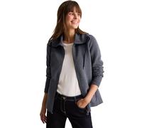 CECIL Sweatjacke Two-Tone Ottoman Damen S (38) Blau 61% Baumwolle 37% Polyester 2% Elasthan