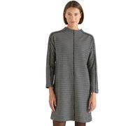 Strickkleid CECIL, Damen, Gr. XL (44), N-Gr, schwarz, Jersey, Obermaterial: 77% Baumwolle, 19% Polyester, 4% Elasthan, gemustert, kniefrei, Rundhals, Kleider Strickkleid, im zweifarbigen Look (1519331