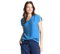 CECIL - Luftige Viskose Bluse azure blue - Gr. - L