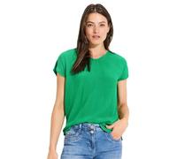 CECIL Damen B344833 Uni Viskose Bluse, Fresh Apple Green, M