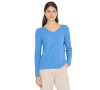 Cecil Damen V-Neck Pullover in Blau, Gr: L