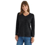 Cecil V-Neck Pullover Salt-Pepper Heather Melange M