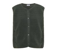 CECIL - Weste aus Teddy-Material grün - Gr. - XS