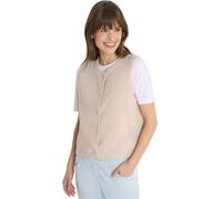 Cecil Weste aus Teddy-Material mit Rundhals teddy vanilla white XL