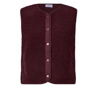 Cecil Fellimitat-Weste mit Softshelldetails, Polyester/60%Baumw.-40%Nylon, XXL (46), braun/rot wine