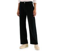 Cordhose CECIL "Style Neele", Damen, Gr. 31, Länge 28, ink grün, Cord, Obermaterial: 98% Baumwolle, 2% Elasthan, unifarben, casual, normal, Hosen, Wide Leg, High Waist (70733007-31) ink grün