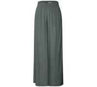 Cecil - Wide Leg Crepe Hose grün - Gr. - XS/30