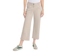 Culotte CECIL, Damen, Gr. 31, Länge 26, grain beige, Web, 96% Baumwolle, 4% Elasthan, unifarben, loose fit knöchelfrei, Hosen Culotte, High Waist (51942054-31) grain beige