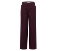 Cecil - Wide Leg Hose im Loose Fit aus Leinenmix rot - Gr. - 30