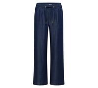Cecil Wide Leg Hose in Denim-Optik Dark Blue wash S