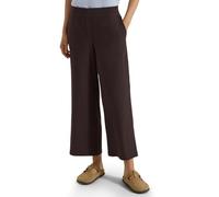 Cecil Wide Leg Hose in Seersucker-Qualität Brown Cacao L