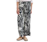 Stoffhose CECIL, Damen, Gr. XL, Länge 28, palm breeze grün, Stoff, 100% Viskose, gemustert, loose fit knöchelfrei, Hosen Stoffhose, High Waist (14860940-XL) palm breeze grün