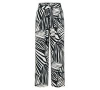 Stoffhose CECIL, Damen, Gr. XS, Länge 28, palm breeze grün, Stoff, 100% Viskose, gemustert, loose fit knöchelfrei, Hosen Stoffhose, High Waist (14860940-XS) palm breeze grün