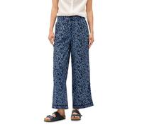 CECIL Damen B379452 Wide Leg Hose mit Tapedetail, Urban Navy Blue, XL / 28L