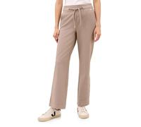 Stoffhose CECIL "Style Neele", Damen, Gr. XXL (46), Länge 30, natural taupe, Web, Obermaterial: 75% Polyester, 20% Viskose, 5% Elasthan. Futter: 100% Polyester, unifarben, casual, weit knöchellang, Ho