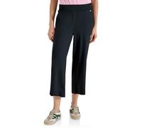 Cecil Jerseyhose Style Neele Damen High-Waist Wide Leg Palm Breeze Grün XXL (46) 95% Viskose